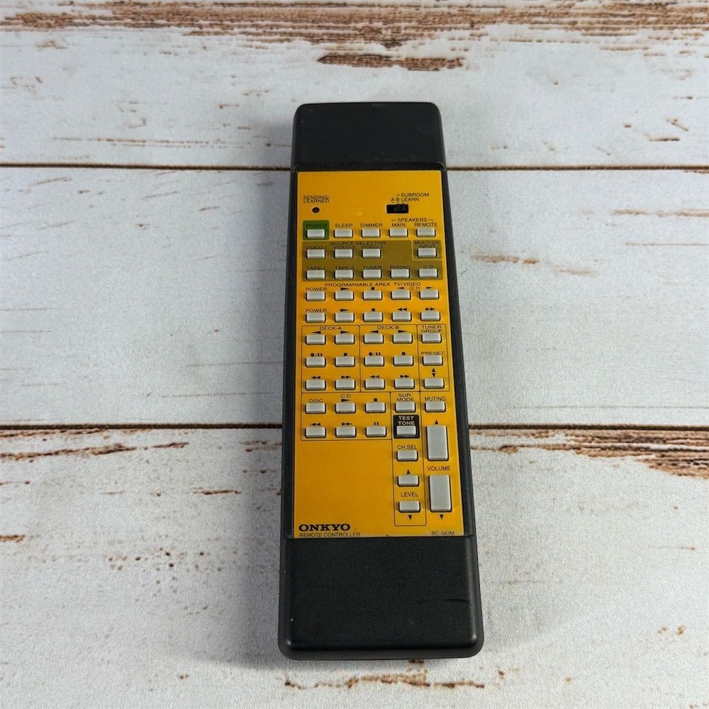 Genuine Onkyo RC-343M Wireless Remote Control Black Audio Video Receiver